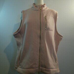 CALVIN KLEIN Womens Performance Fleece Vest Zip Up Size 1X